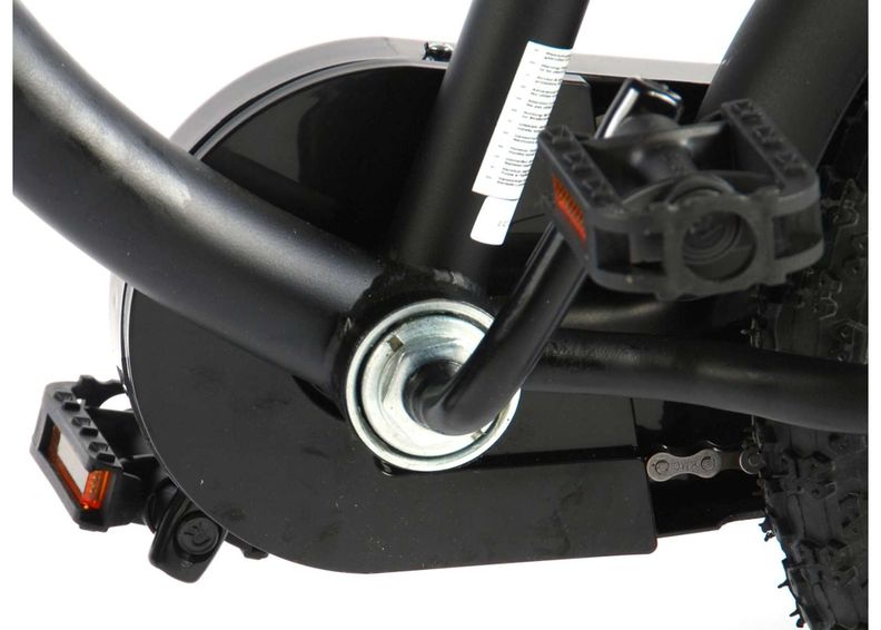 Poiste jalgratas Yipeeh must Cruiser 14 tolli Volare suurendatud