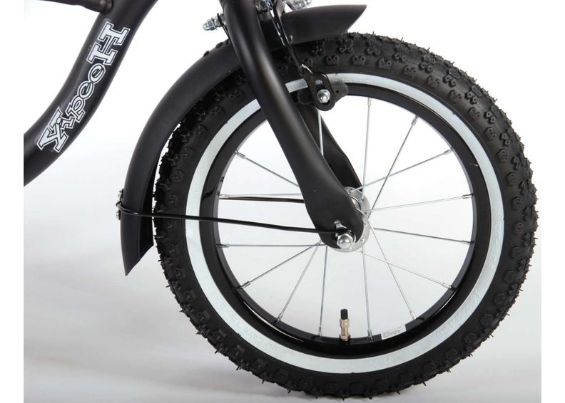 Poiste jalgratas Yipeeh must Cruiser 14 tolli Volare suurendatud