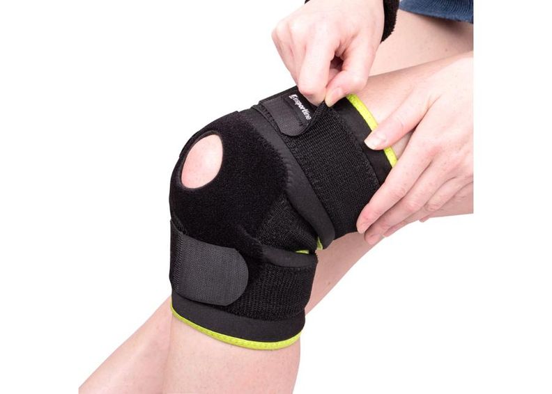 Põlve tugiside manetic bamboo inSPORTline suurendatud