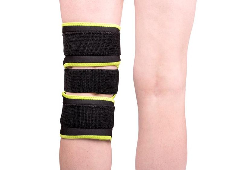 Põlve tugiside manetic bamboo inSPORTline suurendatud