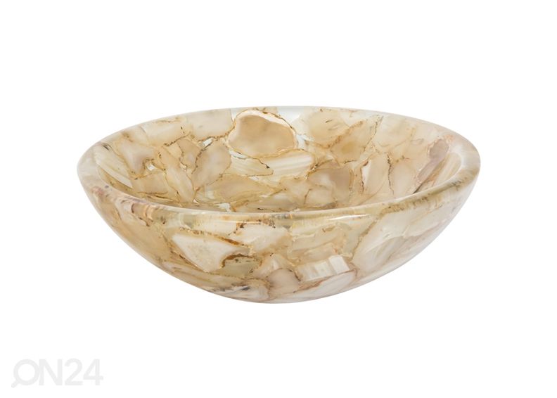 Poolvääriskividega vaigust valamu suurendatud