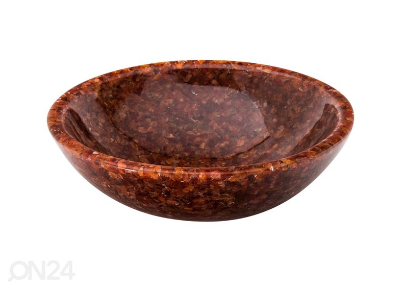 Poolvääriskividega vaigust valamu suurendatud