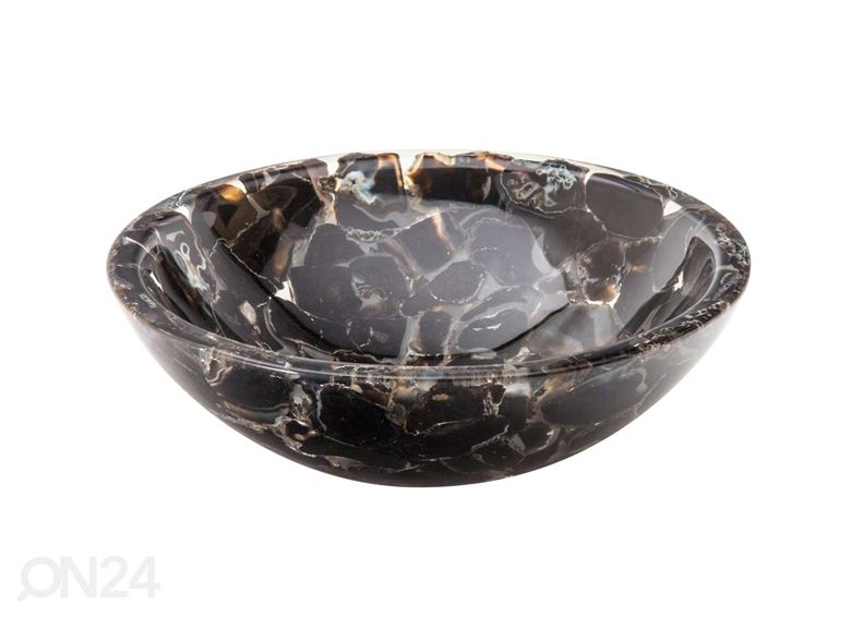 Poolvääriskividega vaigust valamu suurendatud