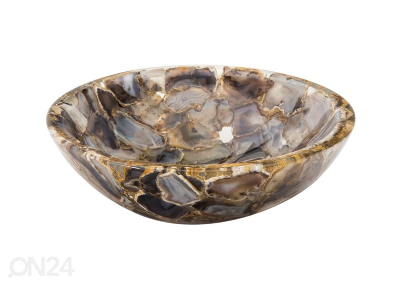 Poolvääriskividega vaigust valamu suurendatud