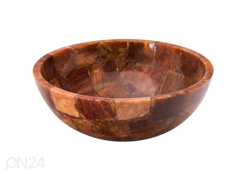 Poolvääriskivist valamu suurendatud