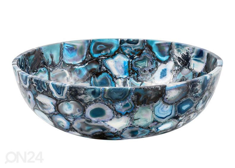 Poolvääriskivist valamu suurendatud