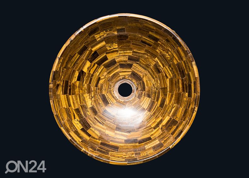 Poolvääriskivist valamu suurendatud