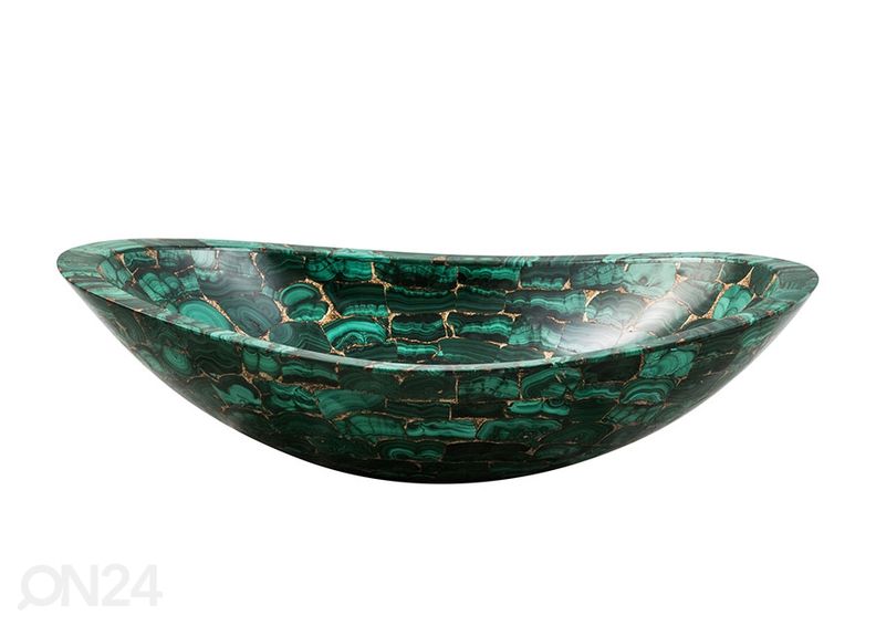 Poolvääriskivist valamu suurendatud