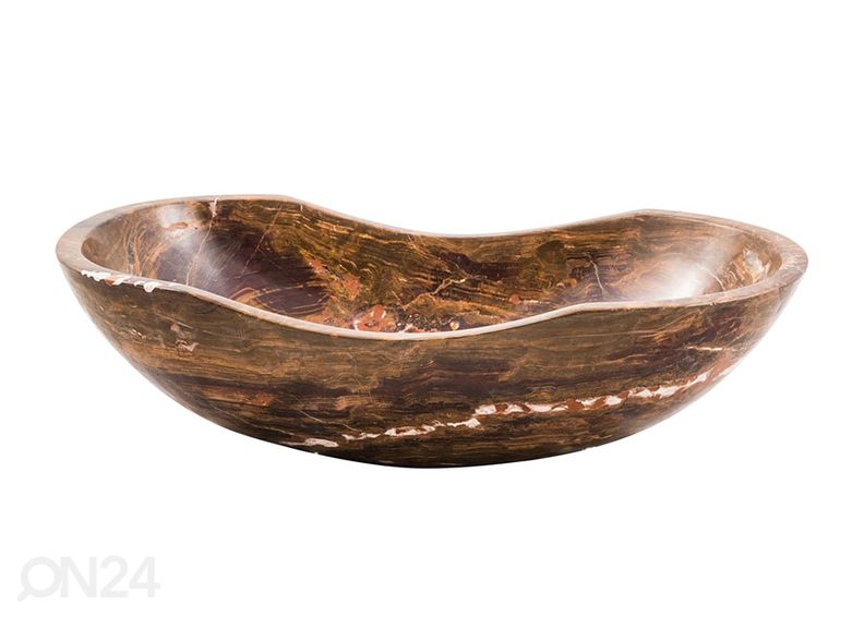 Poolvääriskivist valamu suurendatud