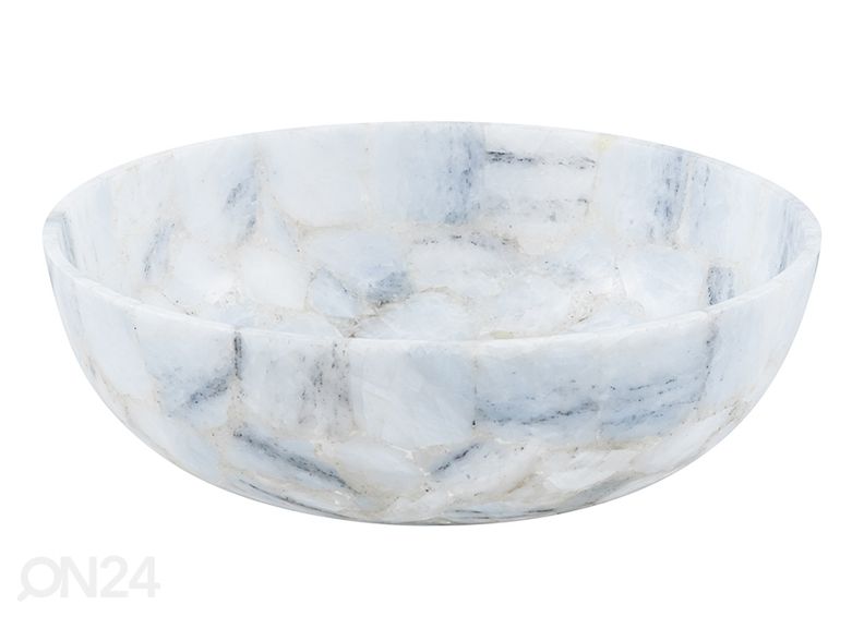 Poolvääriskivist valamu suurendatud