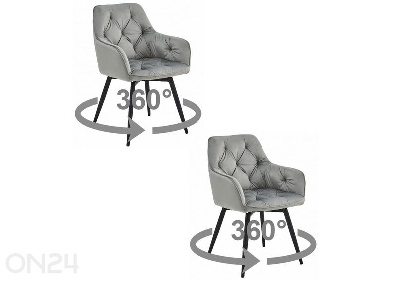 Pöördtoolide komplekt 2tk suurendatud