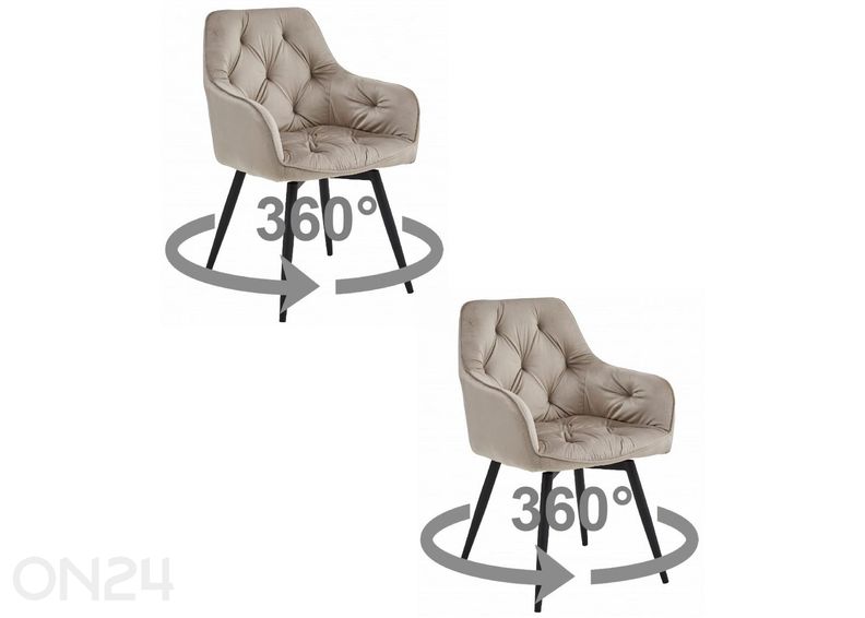 Pöördtoolide komplekt 2tk suurendatud