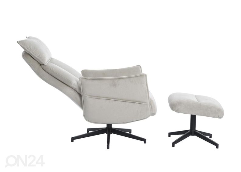 Pöörlev recliner tugitool + järi suurendatud