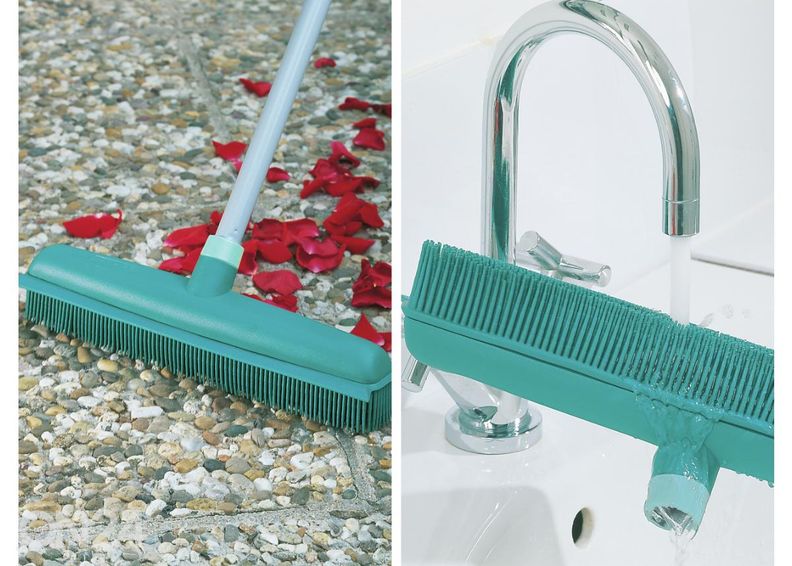 Põrandahari Leifheit Supra kummiharjastega suurendatud