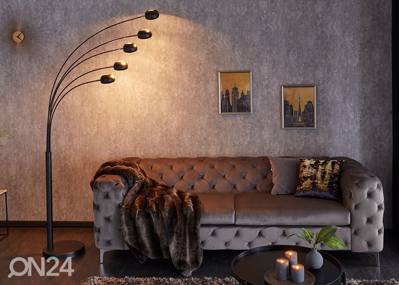 Põrandalamp Five Lights suurendatud