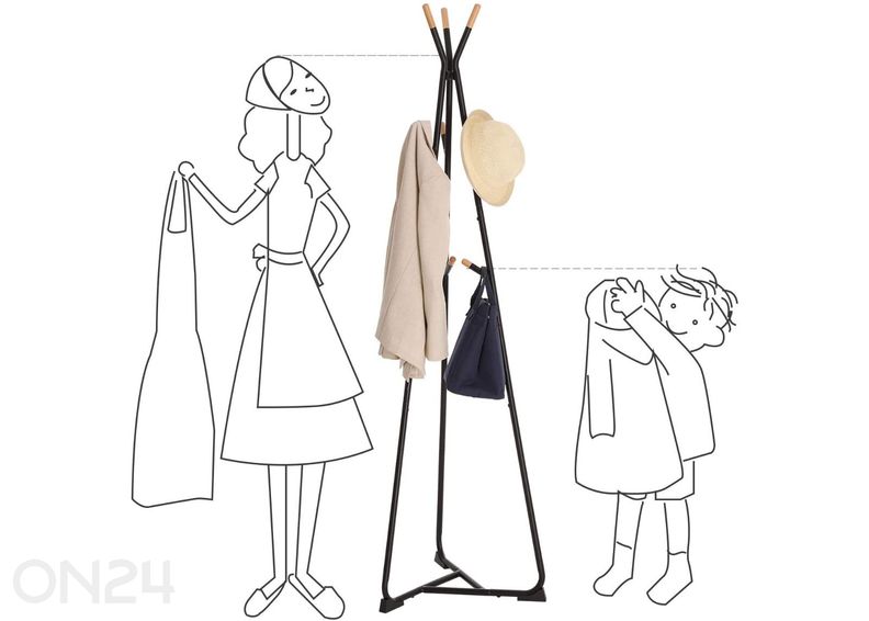 Põrandanagi, must suurendatud