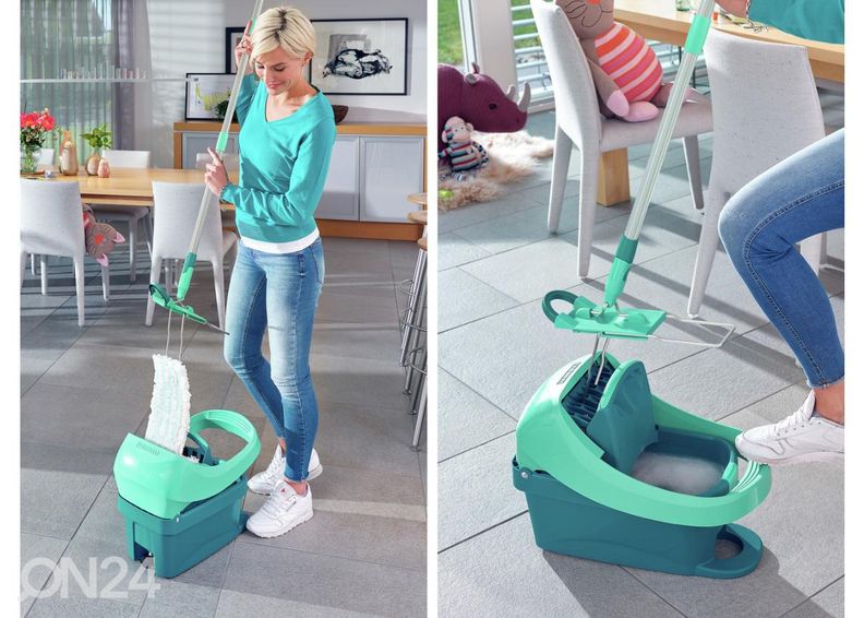 Põrandapesija komplekt koos pressämbriga Leifheit Profi XL suurendatud