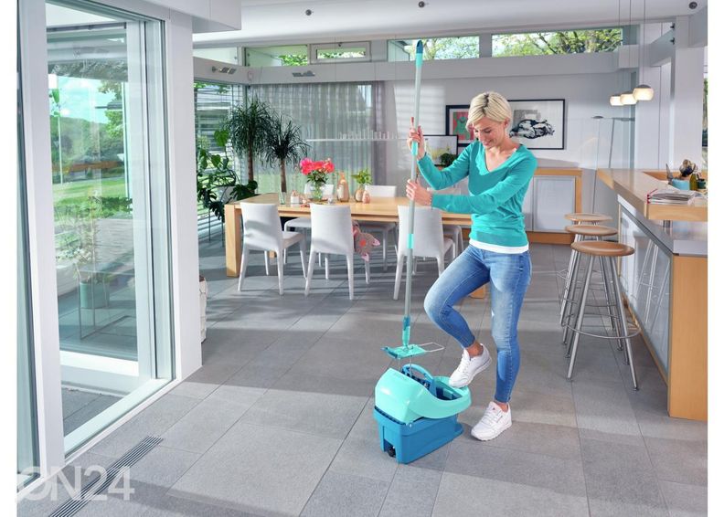 Põrandapesija komplekt koos pressämbriga Leifheit Profi XL suurendatud