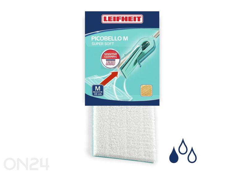 Põrandapesija Picobello M ExtraSoft vahetuskate 33 cm suurendatud