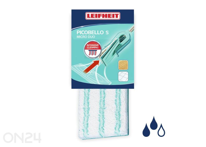 Põrandapesija Picobello S MicroDuo vahetuskate 27 cm suurendatud