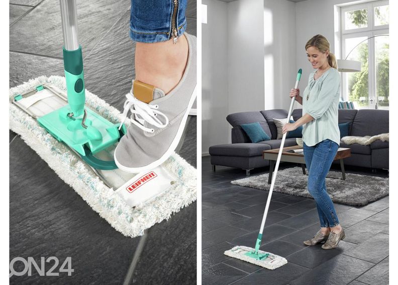 Põrandapesija Profi XL Cottonplus teleskoopvarrega Leifheit suurendatud