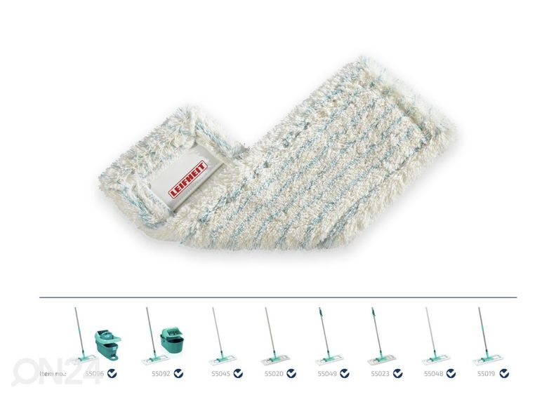 Põrandapesija vahetuskate Leifheit Profi Cotton suurendatud