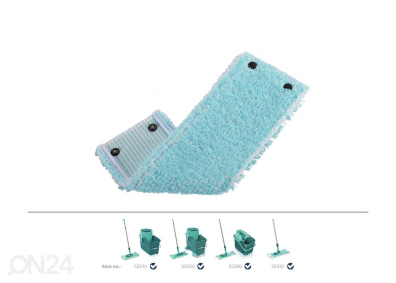 Põrandapesija vahetuskate Leifheit Twist/Combi Clean ExtraSoft suurendatud