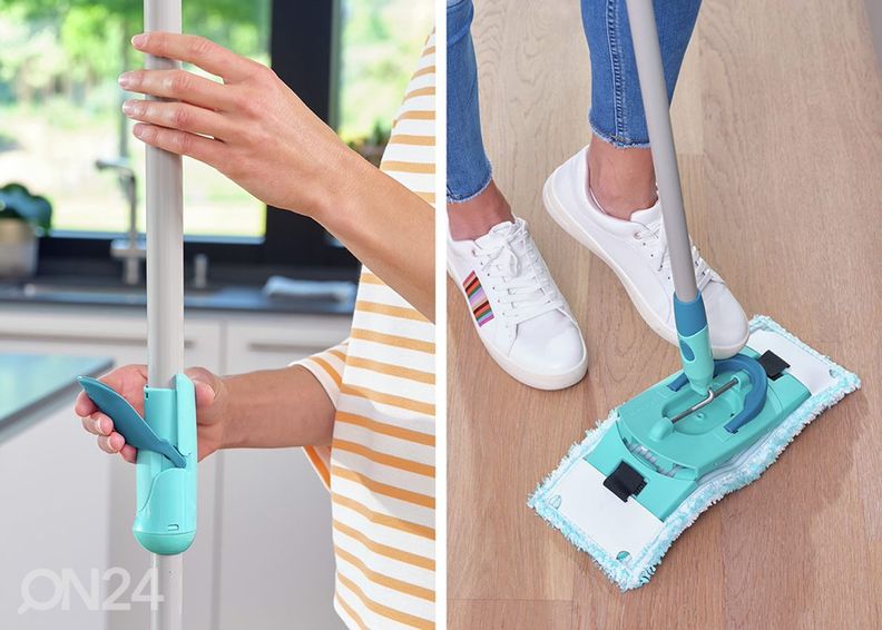 Põrandapesukomplekt Leifheit Clean Twist M Ergo ratastega suurendatud