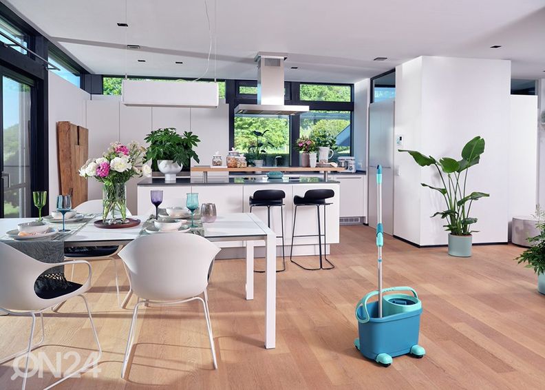 Põrandapesukomplekt Leifheit Clean Twist M Ergo ratastega suurendatud