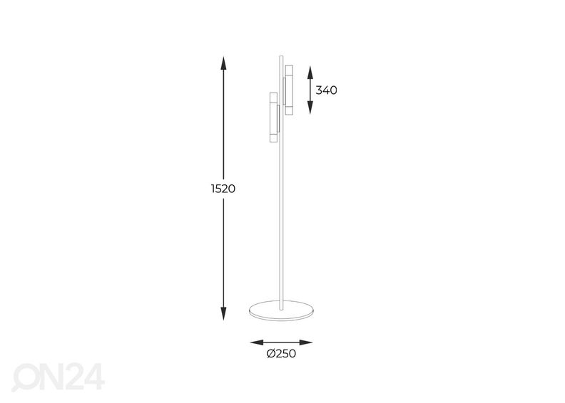 Põrandavalgusti Madera suurendatud