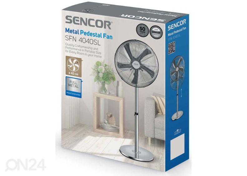 Põrandaventilaator Sencor SFN4040SL suurendatud