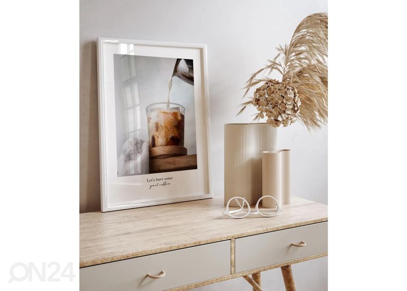 Poster Coffee 30x40 cm suurendatud
