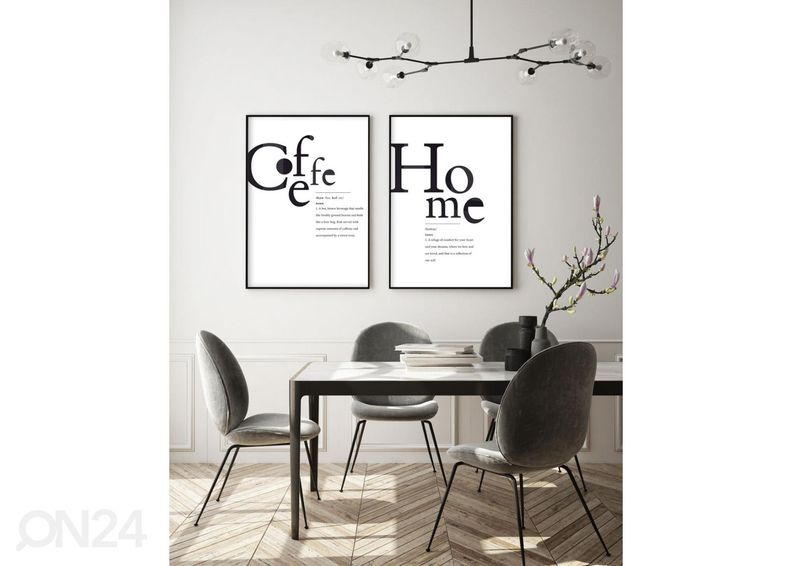 Poster Coffee 30x40 cm suurendatud