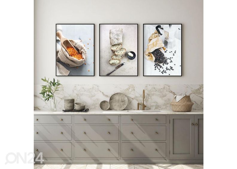 Poster Kohvioad 30x40 cm suurendatud