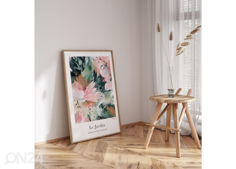 Poster Le Jardin II 21x30 cm suurendatud