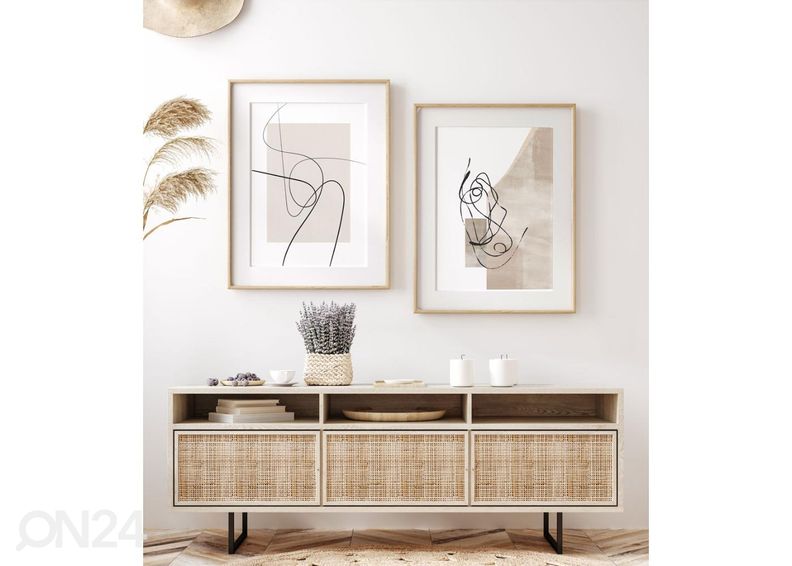 Poster Line art II 70x100 cm suurendatud