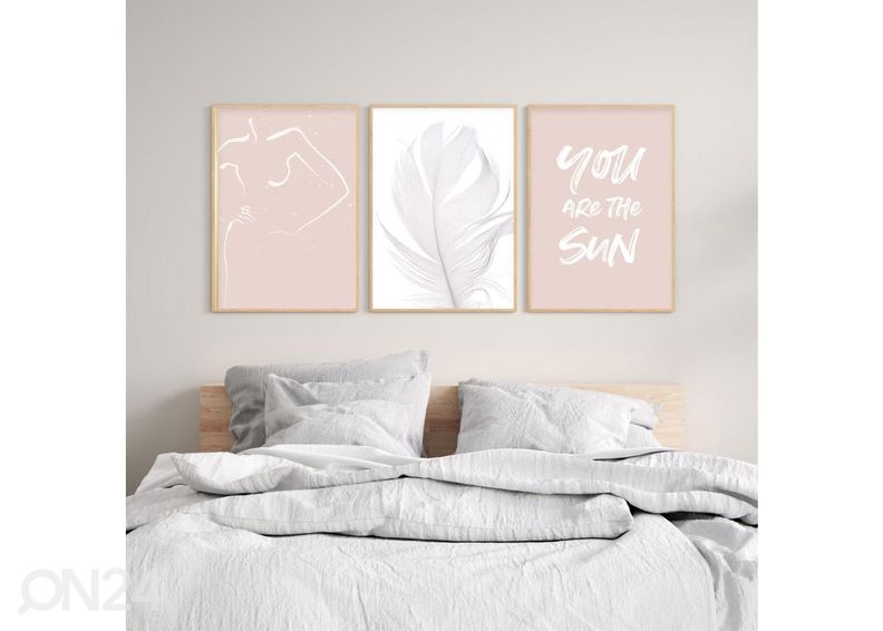 Poster Roosa figuur 40x50 cm suurendatud