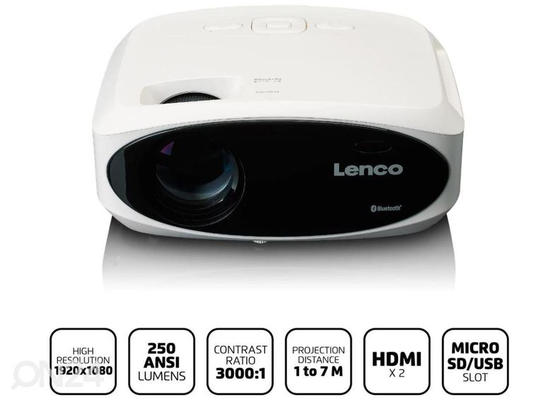 Projektor Lenco LPJ900WH suurendatud