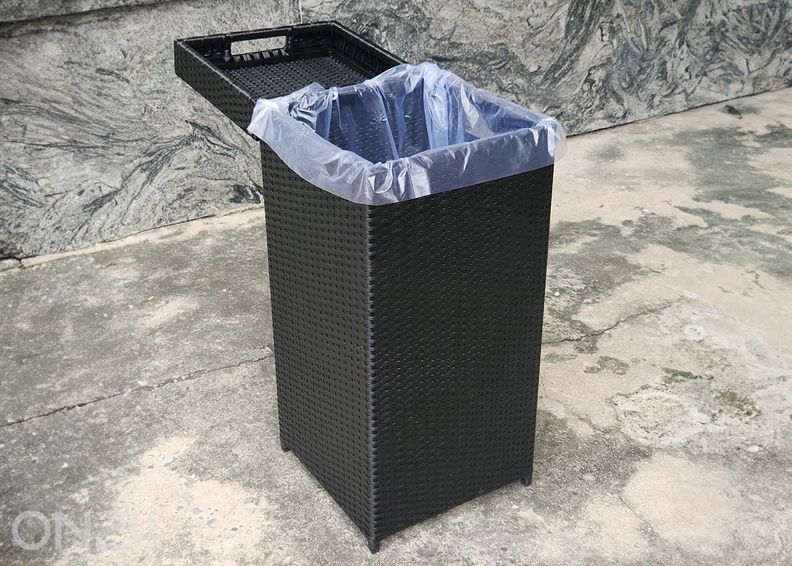 Prügikast aeda Wicker suurendatud