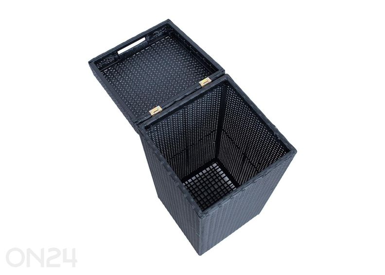 Prügikast aeda Wicker suurendatud