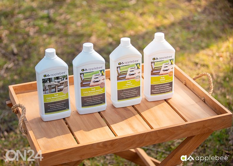 Puidukaitsevahend Apple Bee Teak Color Restore Antique 1L suurendatud