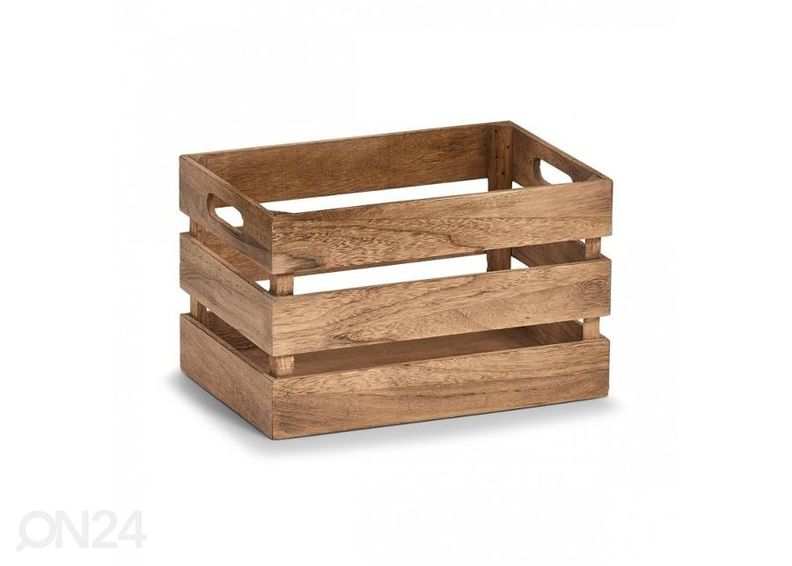 Puidust hoiukast Vintage suurendatud