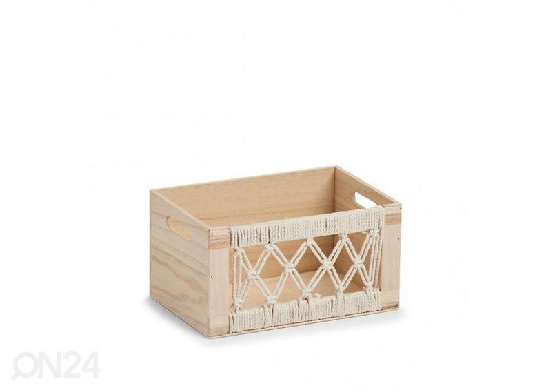 Puidust kast Boho suurendatud