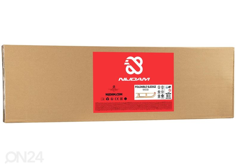 Puidust kelk kokkupandav Nijdam suurendatud