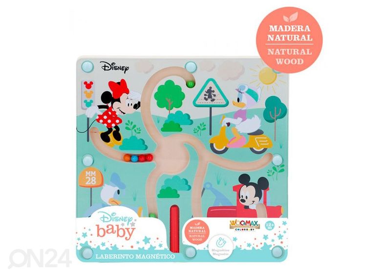 Puidust magnetiga labürint Disney suurendatud