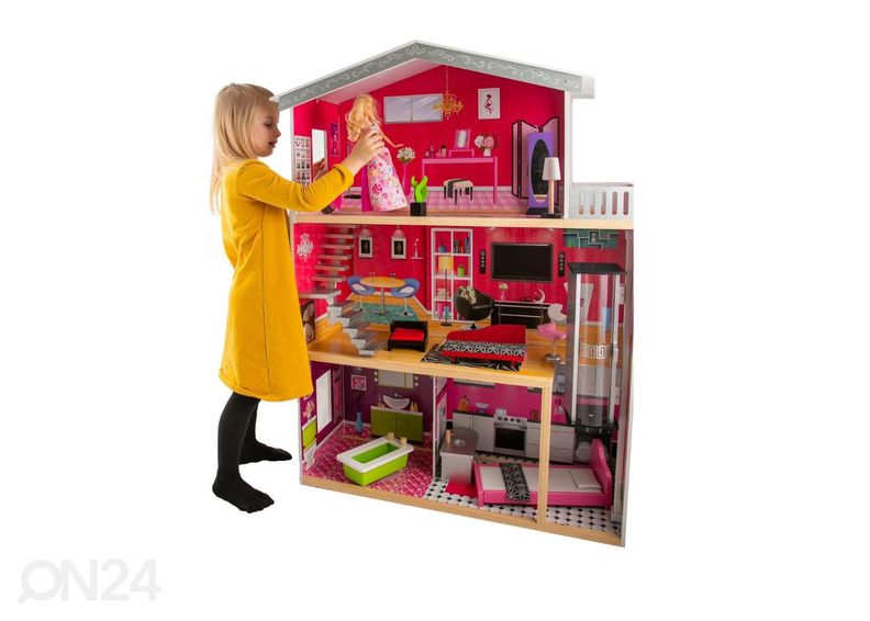 Puidust nukumaja Christella Gerardo's Toys suurendatud