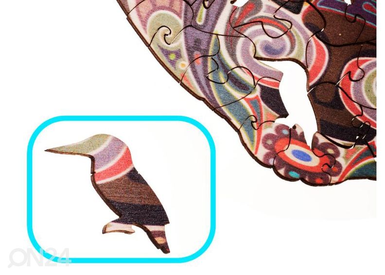 Puidust pusle Kass 21x21 cm suurendatud