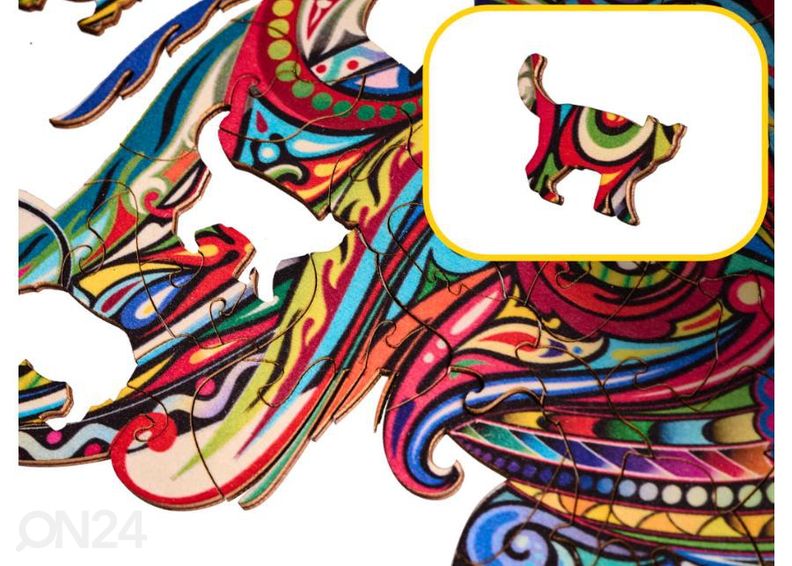 Puidust pusle Kukk 29x41 cm suurendatud