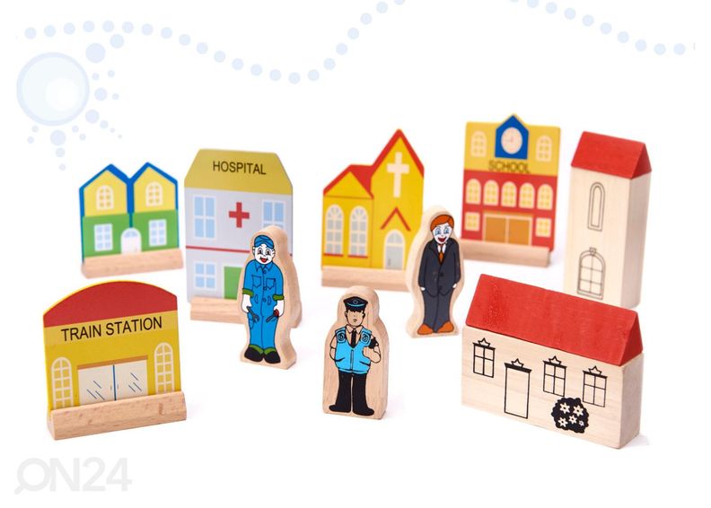 Puidust rongirada ja tarvikud suurendatud