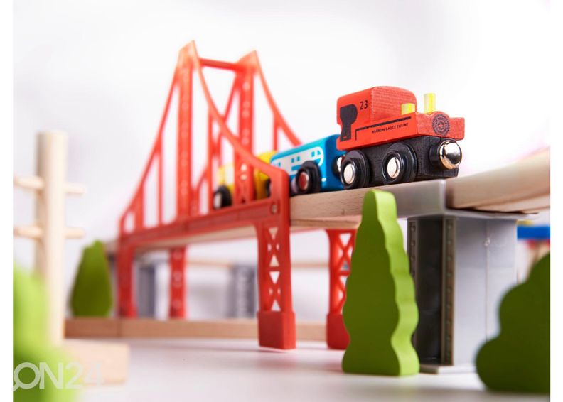 Puidust rongirada ja tarvikud suurendatud